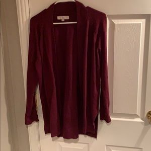 Loft Red Cardigan